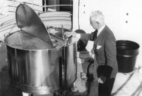 Bulk milk vat at Roseworthy