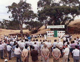 Lyn Arnold, at the launch of the Year of Landcare, at Cobblers Creek