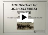 The History of Agriculture SA Website - A Discussion with Dr John Radcliffe: Honorary Research Fellow