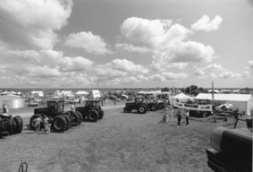Tractors on show at the Paskeville Field Day