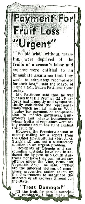 Clipping from The Advertiser 14.02.47