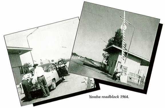 Yamba roadblock 1964